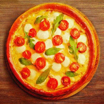 Cheesy Garlic Pizza